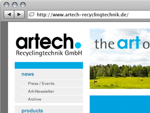 Artech Website Redesign